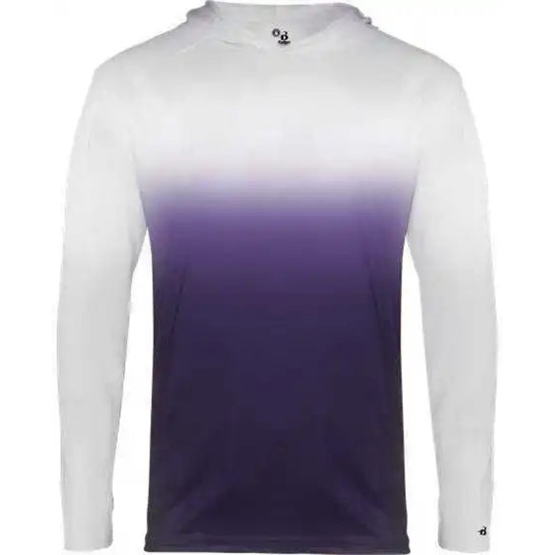 Badger Sport 2205 Ombre Youth Hoodie Tee – Purple Ombre