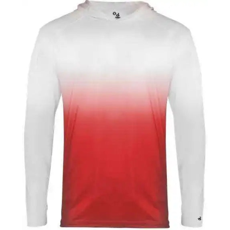 Badger Sport 2205 Ombre Youth Hoodie Tee – Red Ombre