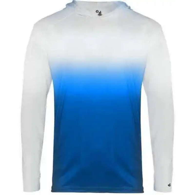 Badger Sport 2205 Ombre Youth Hoodie Tee – Royal Ombre