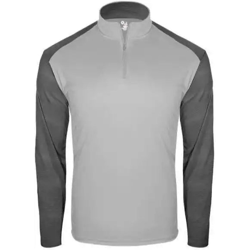Badger Sport 2231 Breakout Youth 1/4 Zip – Silver Graphite