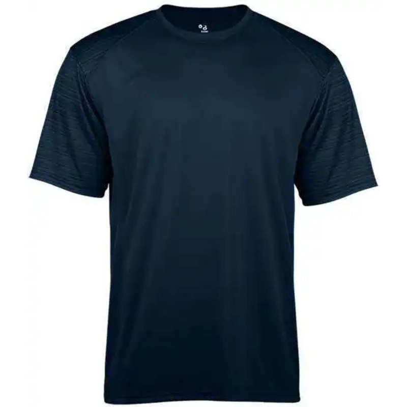 Badger Sport 2125 Sport Stripe Youth Tee – Navy Navy Striped
