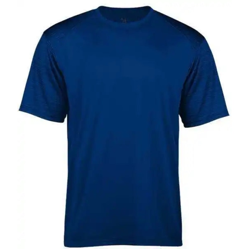 Badger Sport 2125 Sport Stripe Youth Tee – Royal Royal Striped