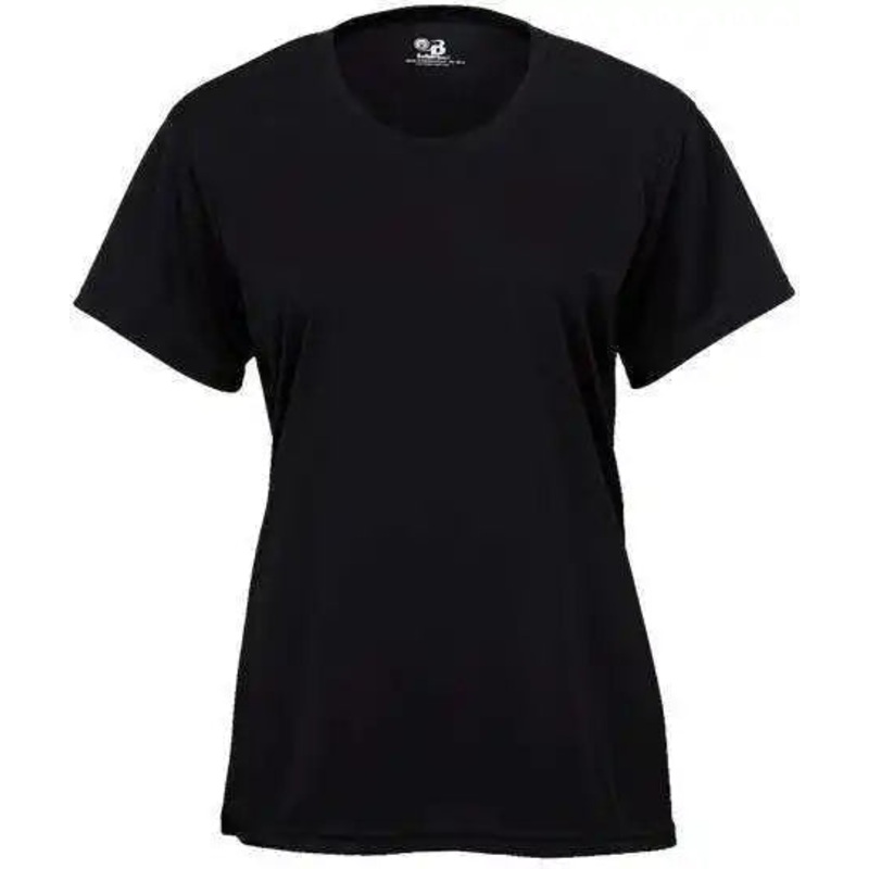 Badger Sport 2160 B-Core Girls’ Tee – Black