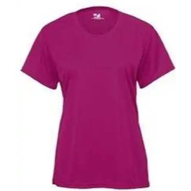 Badger Sport 2160 B-Core Girls’ Tee – Hot Pink
