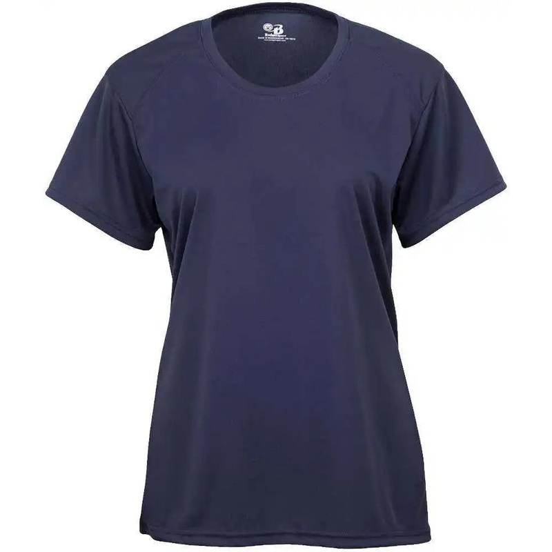 Badger Sport 2160 B-Core Girls’ Tee – Navy