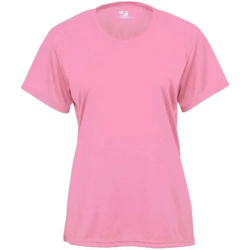 Badger Sport 2160 B-Core Girls’ Tee – Pink