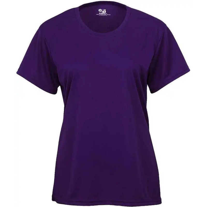 Badger Sport 2160 B-Core Girls’ Tee – Purple