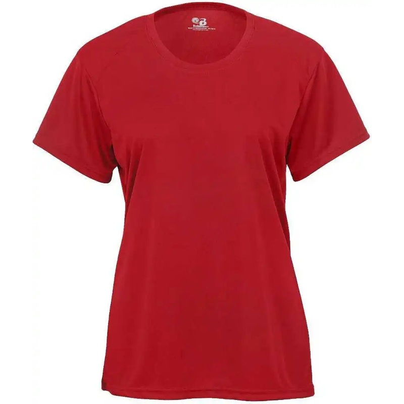 Badger Sport 2160 B-Core Girls’ Tee – Red
