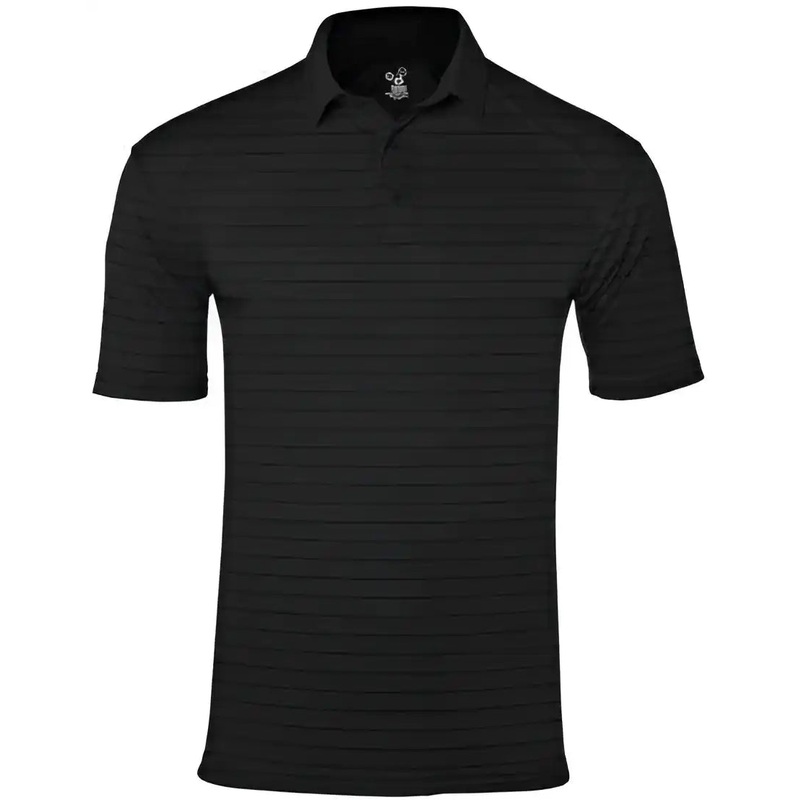 Badger Sport 4042 Ultimate Cross Tech Polo – Black