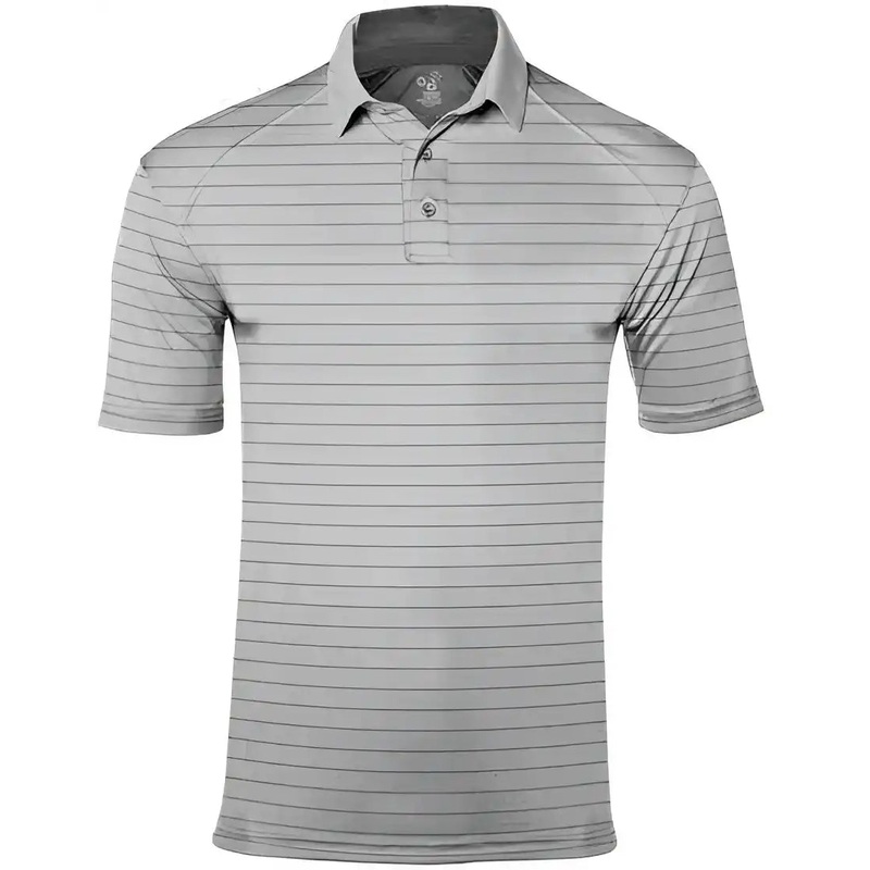 Badger Sport 4042 Ultimate Cross Tech Polo – Silver