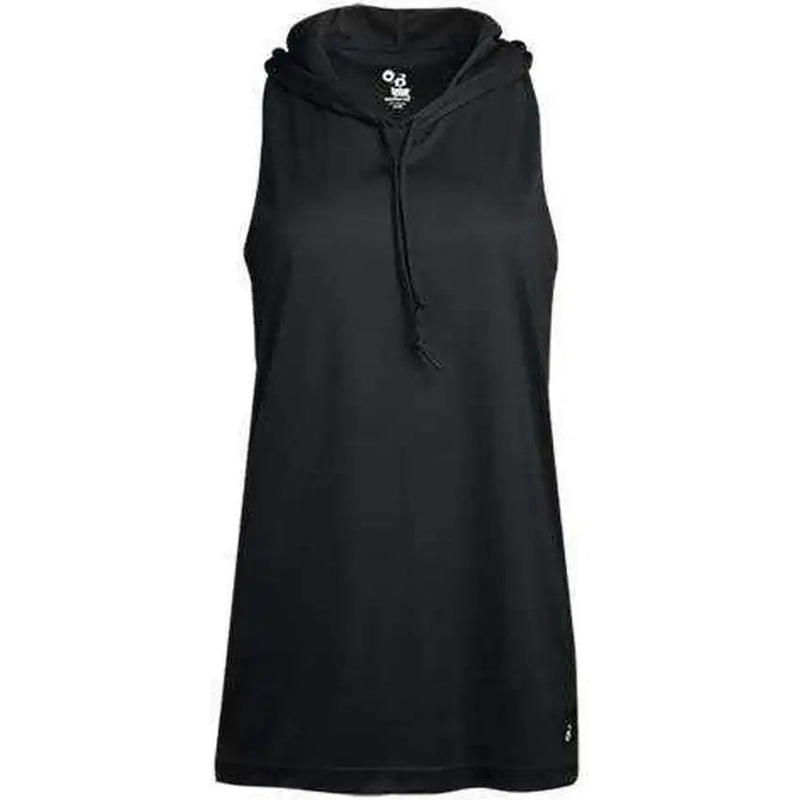 Badger Sport 4111 B-Core Racerback Ladies’ Hoodie – Black