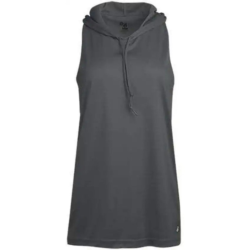 Badger Sport 4111 B-Core Racerback Ladies’ Hoodie – Graphite