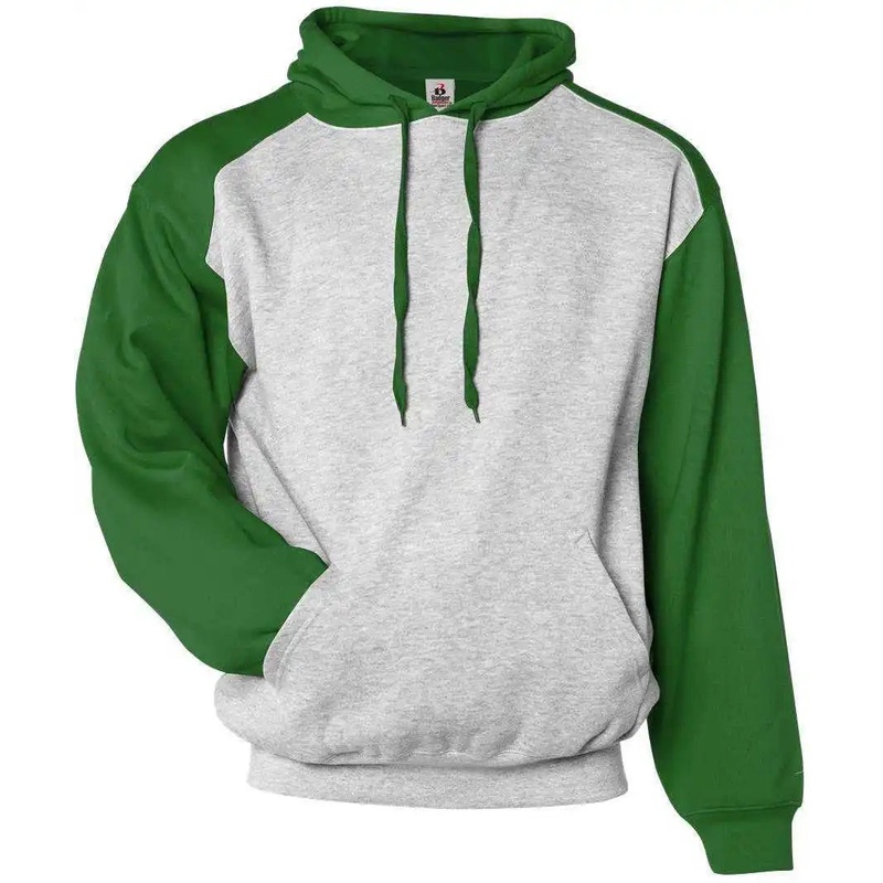 Badger Sport 1249 Athletic Fleece Sport Hoodie – Oxford Kelly Green