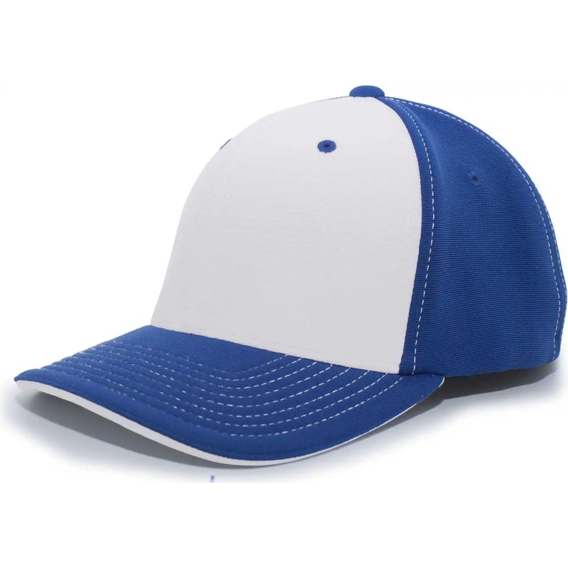 Pacific Headwear 398F M2 Performance Flexfit Cap – Royal Silver
