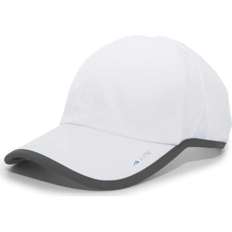 Pacific Headwear 410L Active Cap Hook-and-Loop Cap – White Graphite