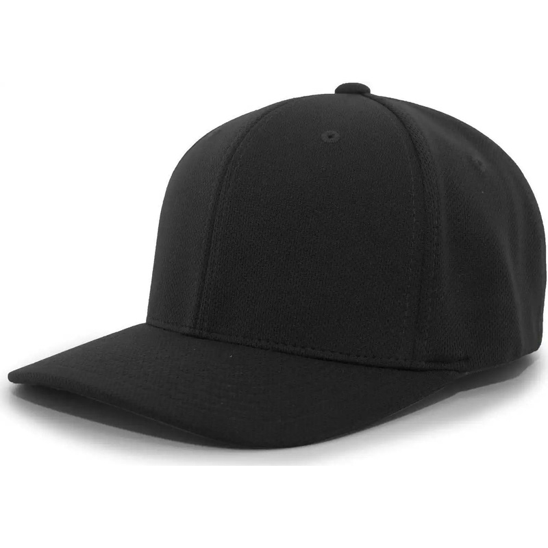 Pacific Headwear 487F P-Tec Performance Flexfit Cap – Black