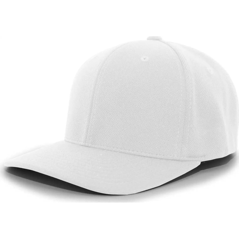 Pacific Headwear 487F P-Tec Performance Flexfit Cap – White