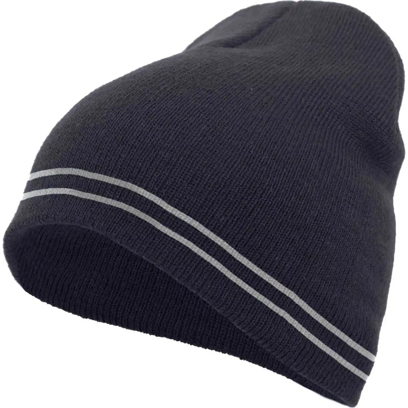 Pacific Headwear 601K Knit Beanie – Navy White