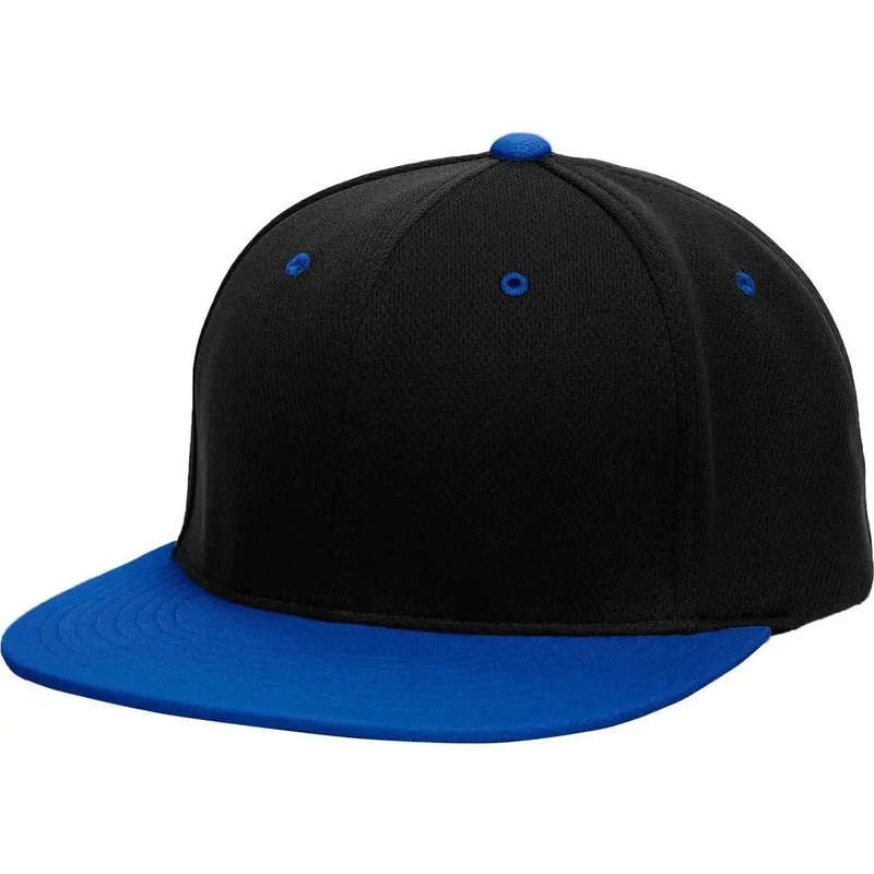 Pacific Headwear ES342 Premium P-Tec Performance Flexfit Cap – Black Royal