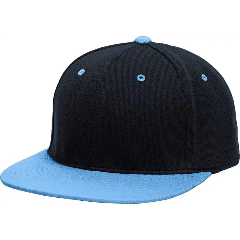 Pacific Headwear ES342 Premium P-Tec Performance Flexfit Cap – Navy Columbia Blue