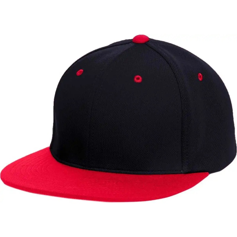 Pacific Headwear ES342 Premium P-Tec Performance Flexfit Cap – Navy Red