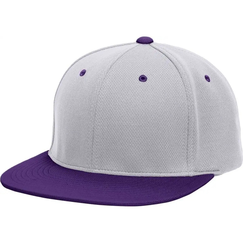 Pacific Headwear ES342 Premium P-Tec Performance Flexfit Cap – Silver Purple