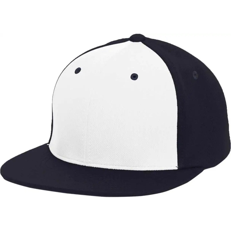 Pacific Headwear ES342 Premium P-Tec Performance Flexfit Cap – White Navy Navy