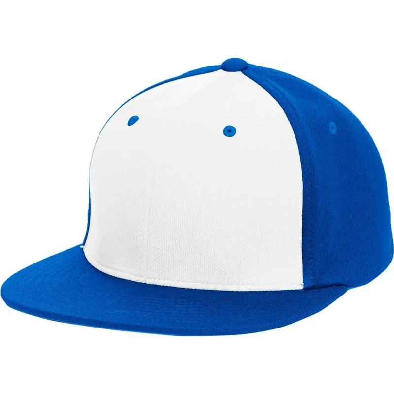 Pacific Headwear ES342 Premium P-Tec Performance Flexfit Cap – White Royal Royal