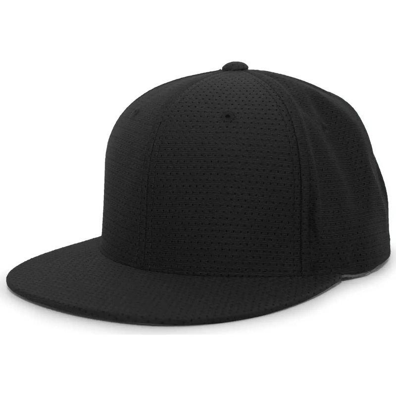 Pacific Headwear ES818 Air Jersey Performance Flexfit Cap – Black