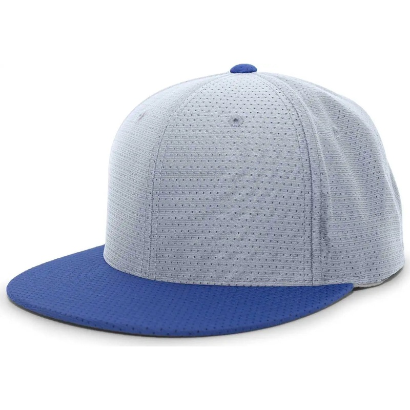 Pacific Headwear ES818 Air Jersey Performance Flexfit Cap – Silver Royal