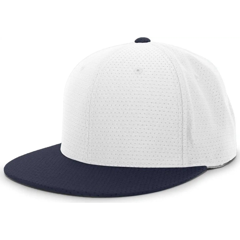 Pacific Headwear ES818 Air Jersey Performance Flexfit Cap – White Navy