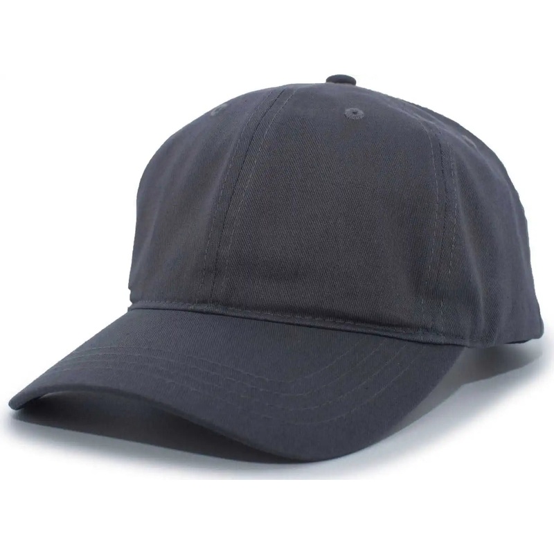 Pacific Headwear PE8 Unstructured Buckle Back Cap – Graphite