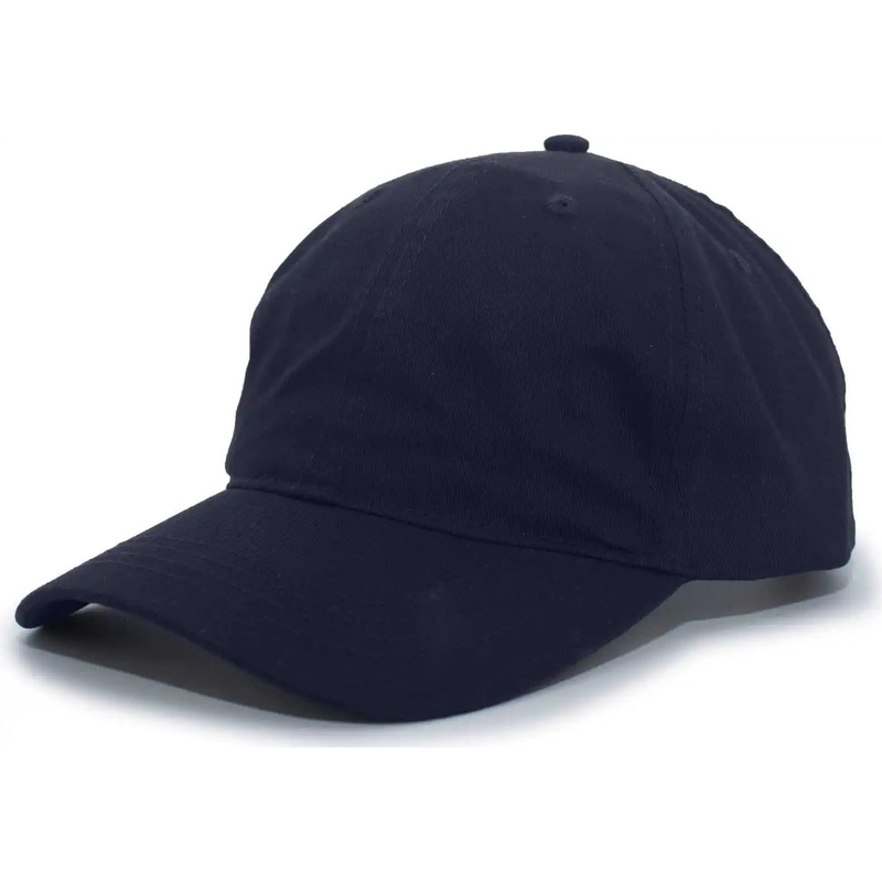 Pacific Headwear PE8 Unstructured Buckle Back Cap – Navy