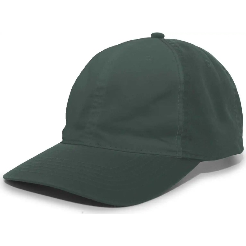 Pacific Headwear V57 Vintage Cotton Buckle Back Cap – Dark Green