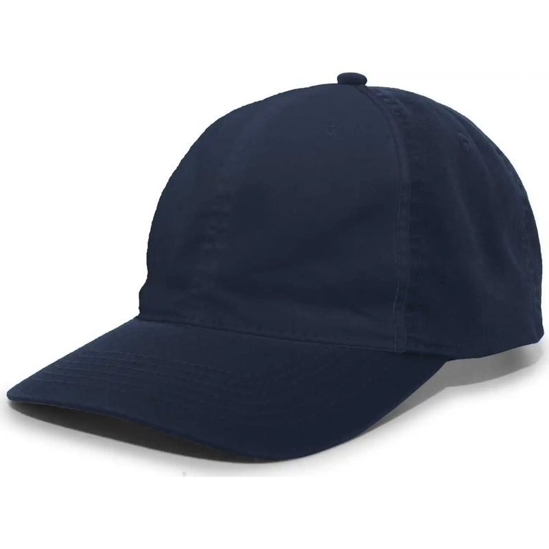 Pacific Headwear V57 Vintage Cotton Buckle Back Cap – Navy