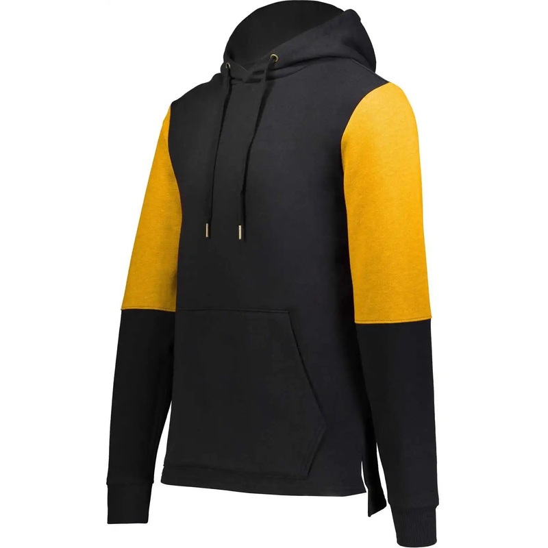 Holloway 222581 Ivy League Team Hoodie – Black Gold Heather