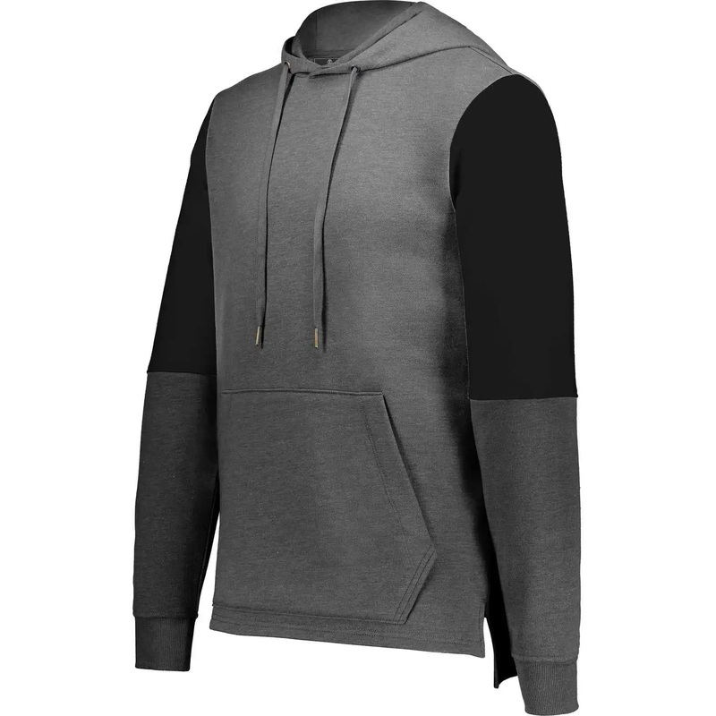 Holloway 222581 Ivy League Team Hoodie – Carbon Heather Black