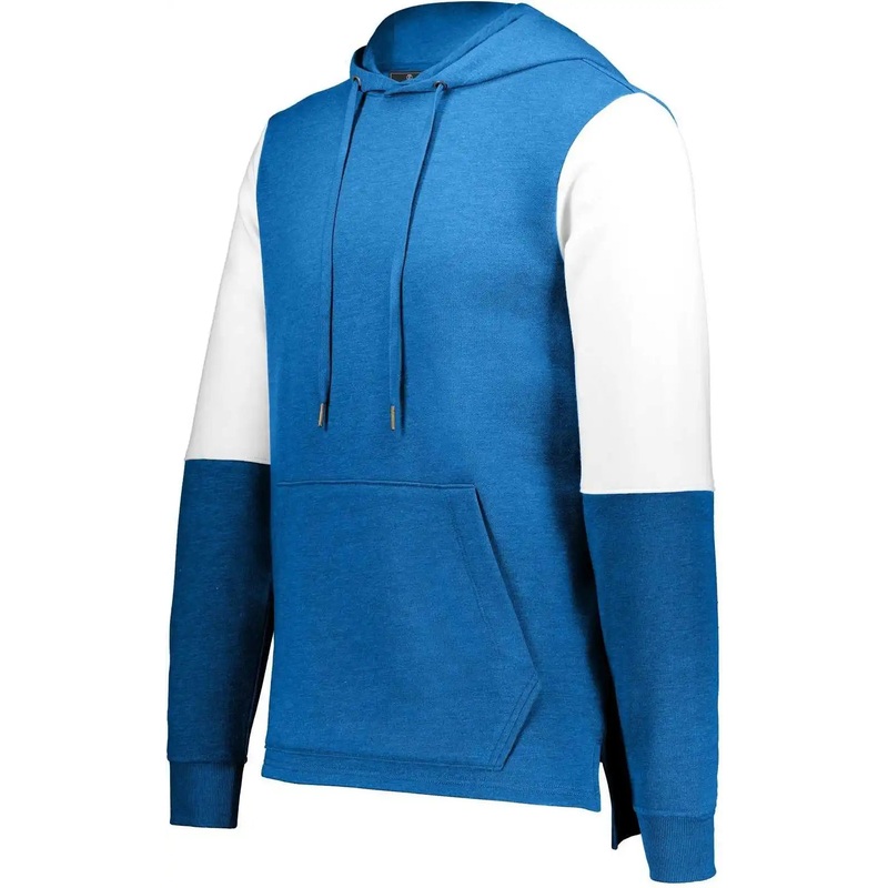 Holloway 222681 Youth Ivy League Team Hoodie – Royal Heather White