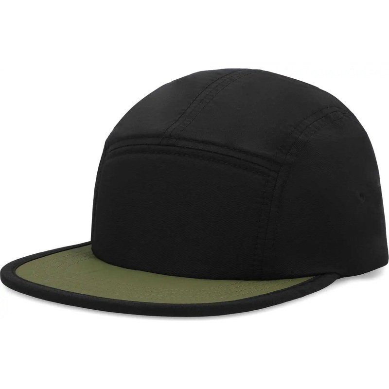 Pacific Headwear P781 Packable Camper Cap – Black Loden