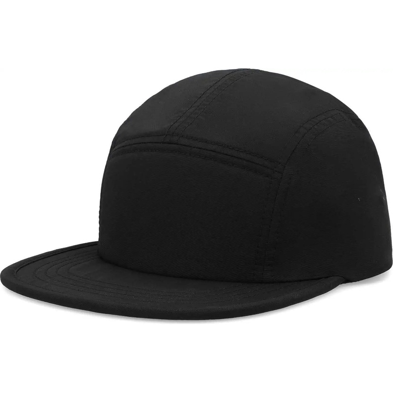 Pacific Headwear P781 Packable Camper Cap – Black
