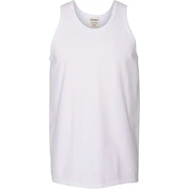 Comfortwash GDH300 Garment Dyed Unisex Tank Top – White