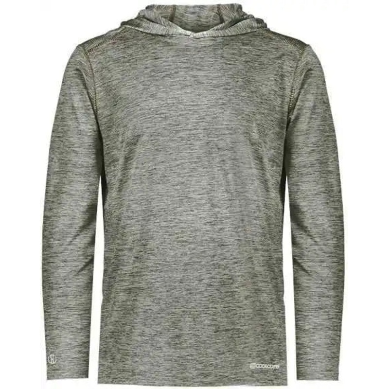 Holloway 222589 Electrify CoolCore Hooded Pullover – Olive Heather