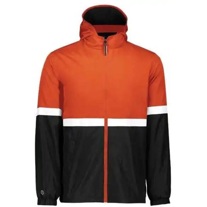Holloway 229587 Turnabout Reversible Hooded Jacket – Orange Black