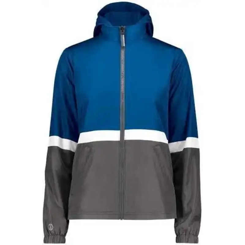 Holloway 229787 Women’s Turnabout Reversible Hooded Jacket – Royal Carbon