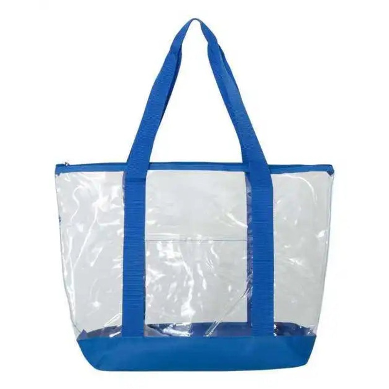 Liberty Bags 7009 Clear Boat Tote – Royal