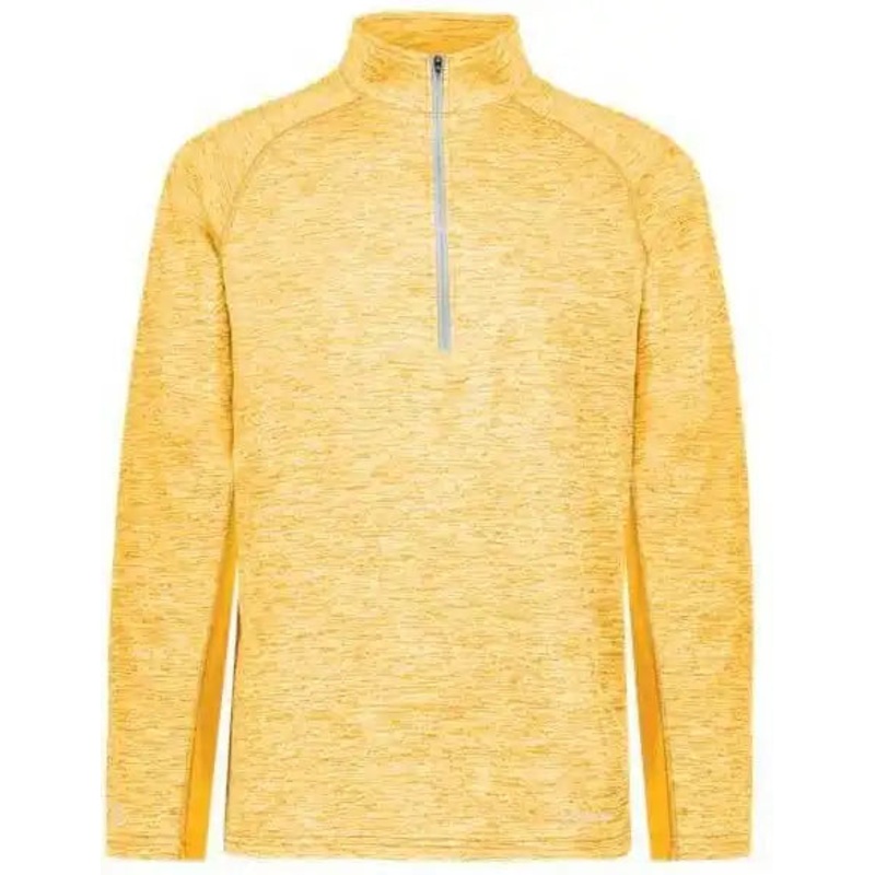 Holloway 222574 Electrify CoolCore Quarter-Zip Pullover – Gold Heather