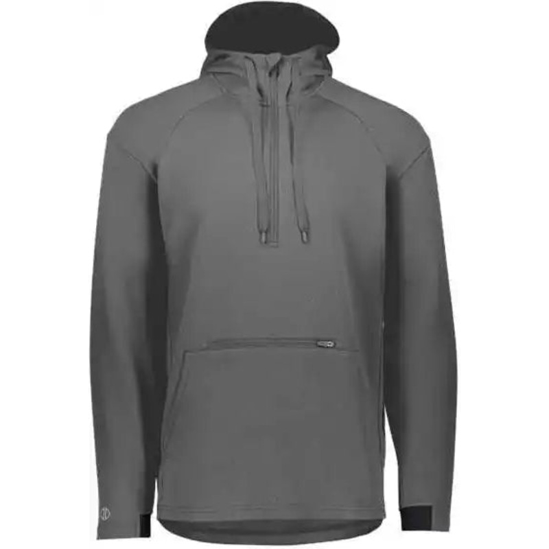 Holloway 222584 Limitless Quarter-Zip Hooded Pullover – Carbon