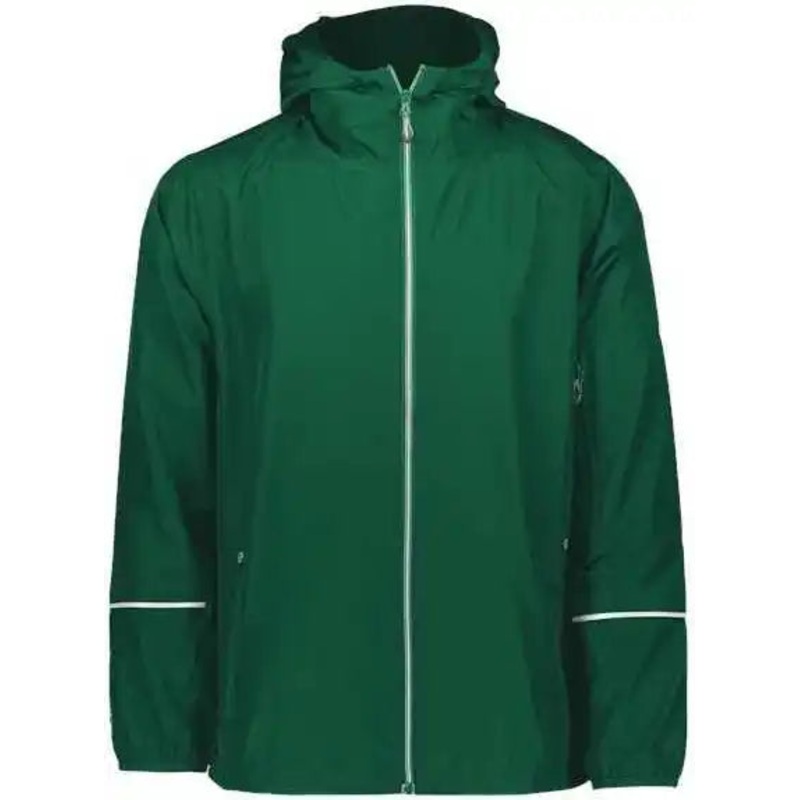 Holloway 229582 Packable Hooded Jacket – Dark Green
