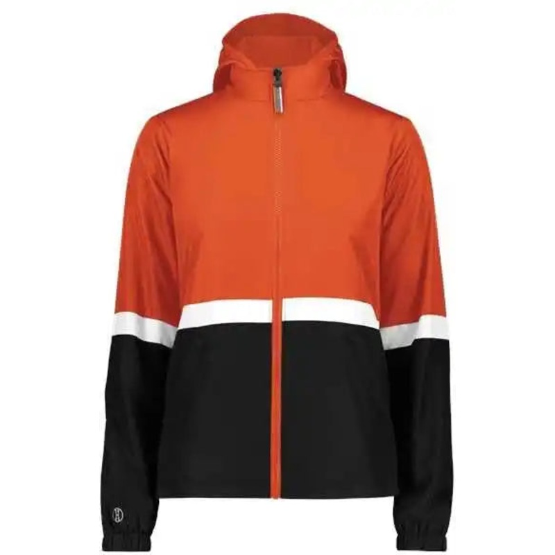 Holloway 229787 Women’s Turnabout Reversible Hooded Jacket – Orange Black