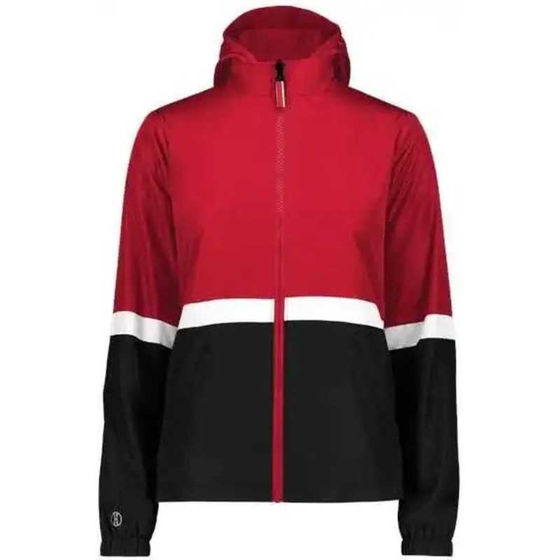 Holloway 229787 Women’s Turnabout Reversible Hooded Jacket – Scarlet Black